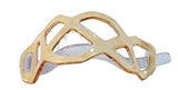 Parcelona Honey Comb Ivory Beige No Metal Ponytail Holder Hair Clip Barrette-PARCELONA-ebuyfashion.com