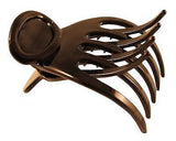 Parcelona Medium Basic Celluloid Secure Grip Side Hair Claw Clip Clamp-PARCELONA-ebuyfashion.com