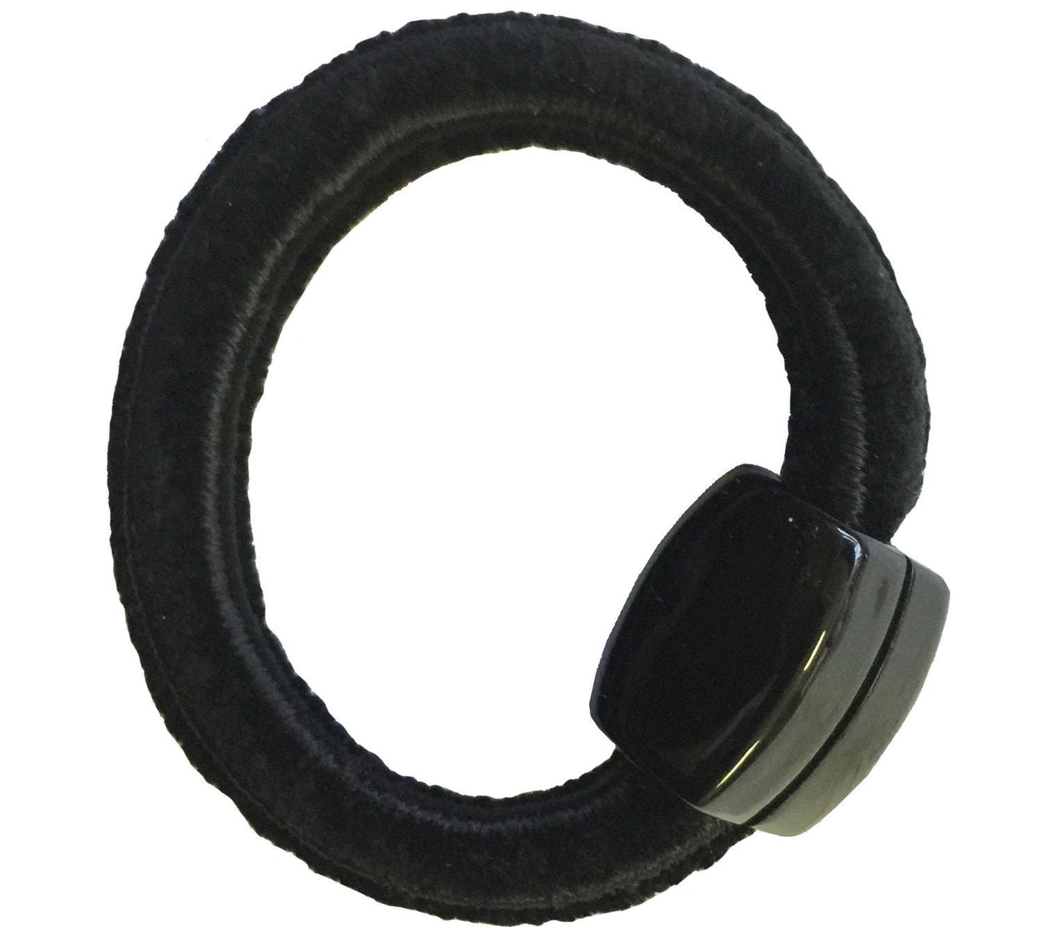 Parcelona Tortoise Beige Shell N Black Pretties Ponytail Holder Elastic Hair Tie-PARCELONA-ebuyfashion.com
