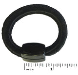 Parcelona Tortoise Beige Shell N Black Pretties Ponytail Holder Elastic Hair Tie-PARCELONA-ebuyfashion.com