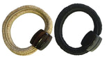 Parcelona Tortoise Beige Shell N Black Pretties Ponytail Holder Elastic Hair Tie-PARCELONA-ebuyfashion.com